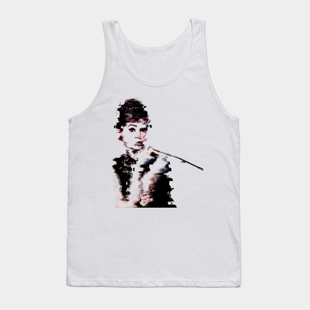 Audrey Digital Tank Top by Alisterny